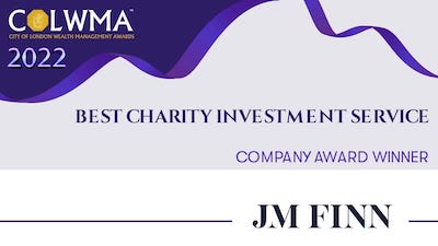 2022 Colwma best charity investment service award